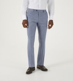 Jodrell Suit Tapered Trousers Blue Marl