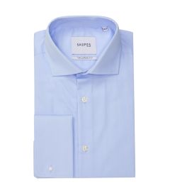 Pale blue dress shirt best sale