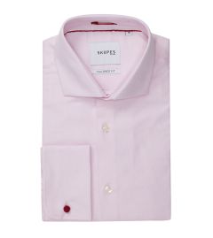 Premium Cotton Formal Shirt Tailored Pink Dobby