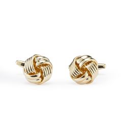Gold Knot Design Cufflinks