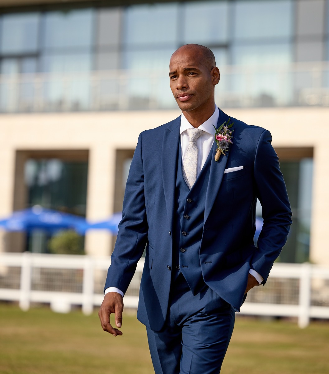 Kennedy Tailored Suit Royal Blue