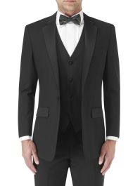 S/R/L SKOPES Wool Blend Latimer Dinner Suit Trousers in Black in Size 34 To 62 