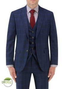 Suddard Suit Jacket Navy Check