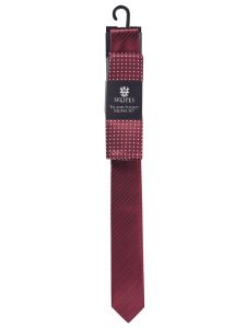 Contemporary Fancy Tie and Pocket Square Wine
