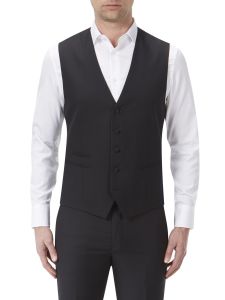 Newman Suit Waistcoat Black Check