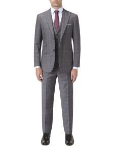 Kilgour Suit Grey / Blue Check