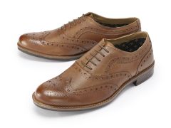 Tan Country Brogue Shoes