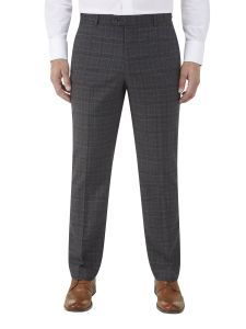 Lynham Suit Tailored Trousers Charcoal Check