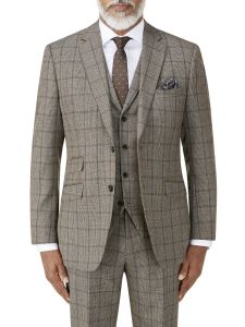 Pershore Suit Jacket Brown Check