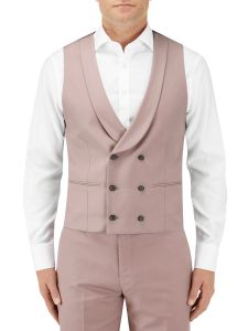 Sultano Suit DB Waistcoat Mink