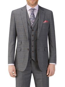 Witton Suit Jacket Grey Check