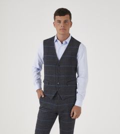 Doyle Suit Waistcoat Grey Check