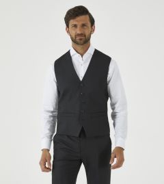 Montague Suit Waistcoat Black