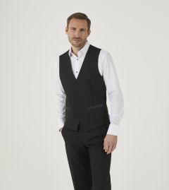 Cavendish Dinner Suit Waistcoat Black