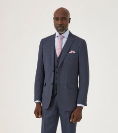 Harcourt Tailored Suit Jacket Blue