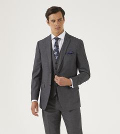 Harcourt Tailored Suit Jacket Grey