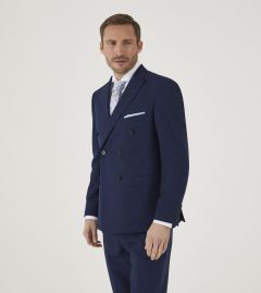 Harcourt Tailored DB Suit Jacket Navy