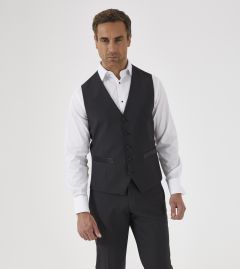 Latimer Dinner Suit Waistcoat Black