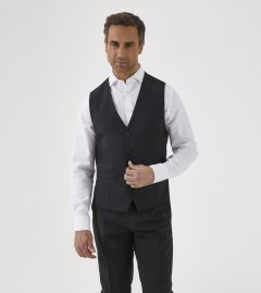 Darwin Suit Waistcoat Black Stripe