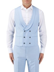 Sultano Suit DB Waistcoat Sky Blue