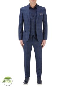 Angus Suit Blue Check