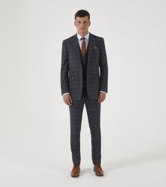Doyle Tailored Suit Grey Check