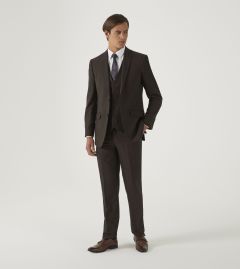 Harcourt Tailored Suit Brown