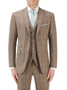 Prado Suit Jacket Brown POW Check