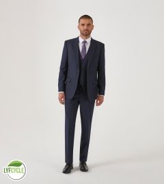 Romulus Tailored Lyfcycle Suit Navy