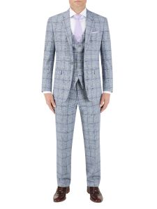 Bright Suit Grey / Blue Check