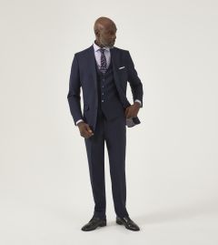 Shreiver Tailored Suit Navy