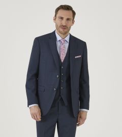 Mason Suit Tailored Jacket Navy Check