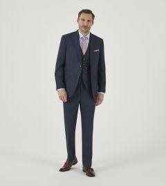 Mason Tailored Suit Navy Check
