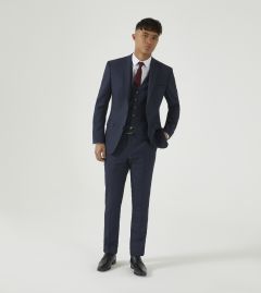 Montague Slim Suit Navy
