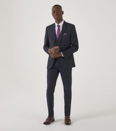 Romulus Slim Lyfcycle Suit Navy