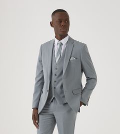 Sultano Suit Slim Jacket Duck Egg