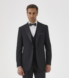 Barney Dinner Suit Tailored Jacket Black
