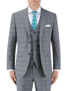 Bracali Suit Jacket Grey Check