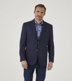 Harry Textured Tailored Jacket Navy