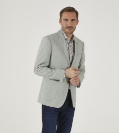 Harry Textured Tailored Jacket Sage