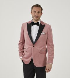 Jive Velvet Tailored Jacket Pink