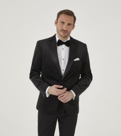 Jive Velvet Tailored Jacket Black