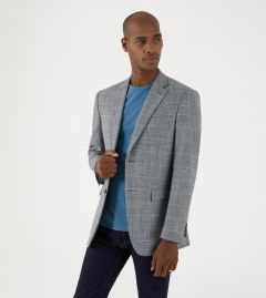 Louis Tailored Jacket Sage Check