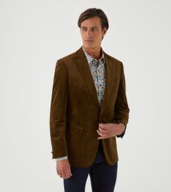 Rhumba Velvet Tailored Jacket Bronze