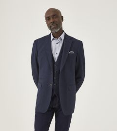 Blue suit sales tweed waistcoat