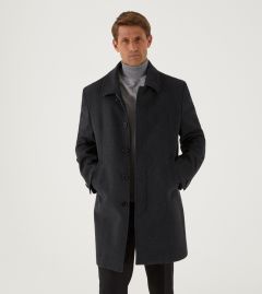 Aldgate Overcoat Charcoal