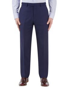 Feldman Suit Trouser Navy Textured Weave
