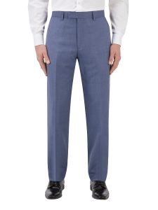Feldman Suit Trouser Pale Blue Textured Weave