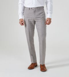 Jude Suit Tailored Trouser Stone Herringbone