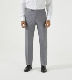 Wyse Suit Trouser Grey Micro Check